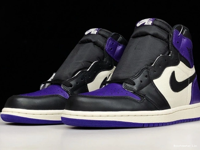 Bmlin shoes Purple Court 1 Air 555088-501 Jordan 0731